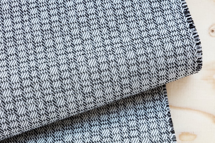 H311 Dobby Diamond Jacquard Grey, Textile Express